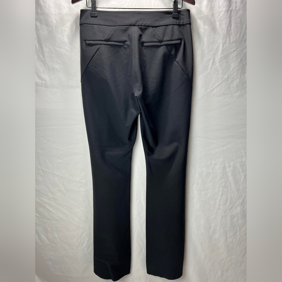 ***Host pick****ATHLETA Stellar Flare Trouser Size 10 Black Zipper Leg Opening - Picture 7 of 9